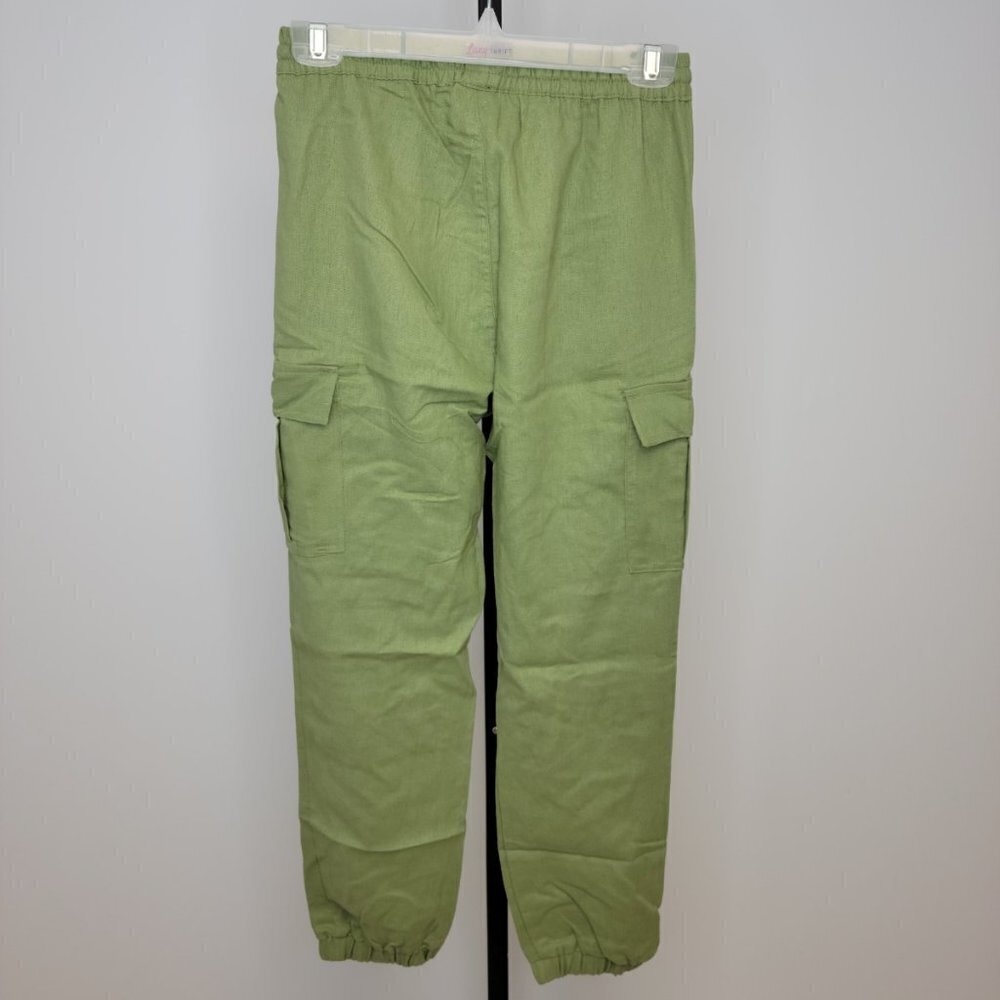 Fashion Nova  Linen Joggers - Picture 3 of 6